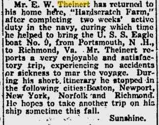 The Daily Star
Fredericksburg, VA
May 4, 1921