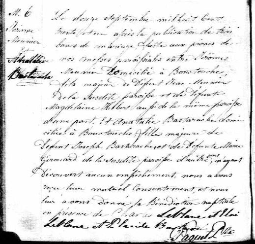 1831 marriage