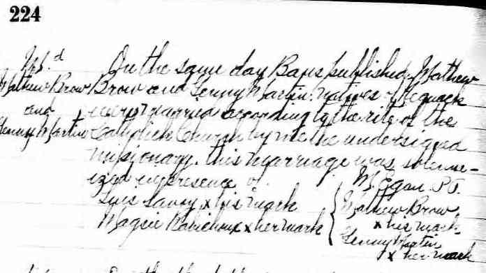 1838 marriage