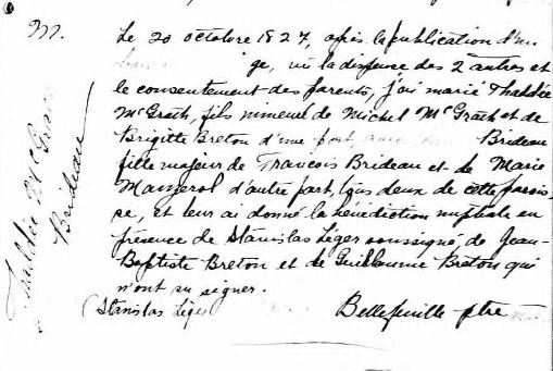 1827 marriage
