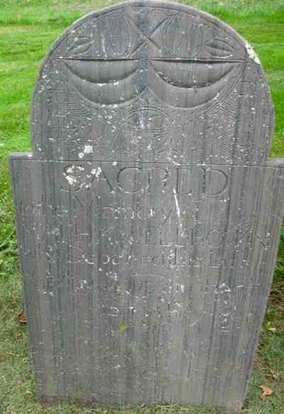 Grave

Inscription:
"Sacred To the Memory of Nathaniel Brown Who Departed this Life May 14 1797 in the 77 Year of this Age."