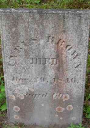 Cyrus BROWN - Grave