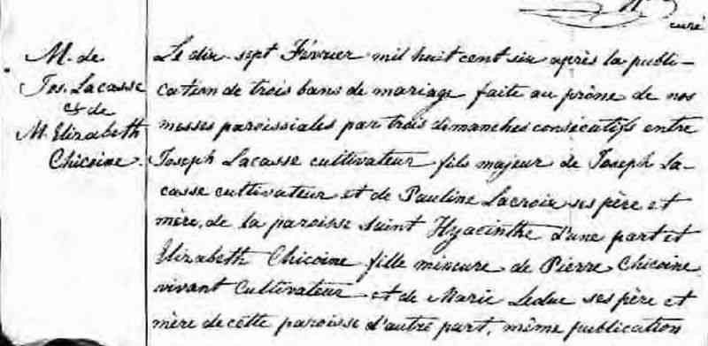 1806 marriage