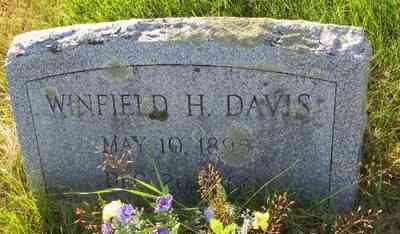 Grave<br />Varney Cemetery  Brunswick Cumberland County Maine, USA