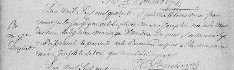 1795 Baptism