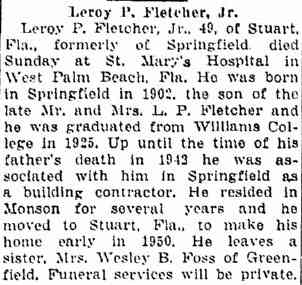 The Springfield Union
Springfield, Massachusetts
Monday, January 28, 1952