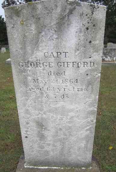 Grave<br />Westport Point Cemetery  Westport Bristol County Massachusetts, USA