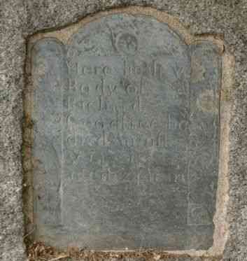 Grave

Inscription:
Here lyeth ye body of Richard Godfrey he died August 14 1725 Age 74