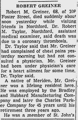 Robert Max GREINER - 
