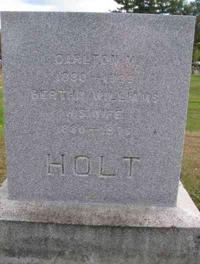 Grave<br />Southside Cemetery  Skowhegan Somerset County Maine, USA