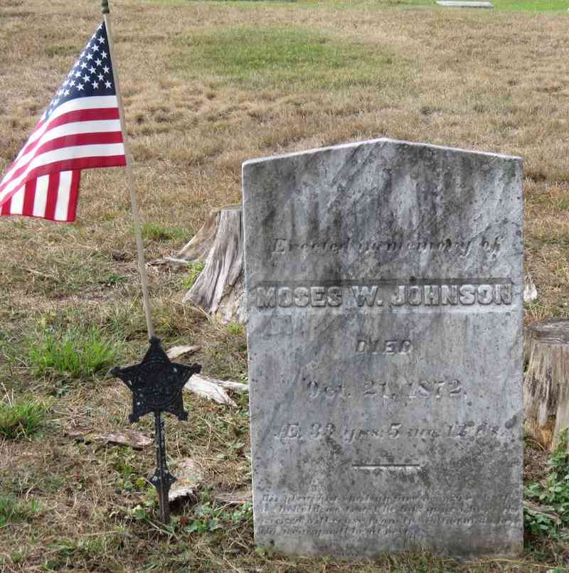 Moses W JOHNSON - Grave