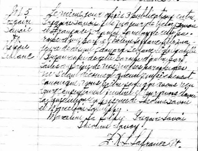 1843 marriage