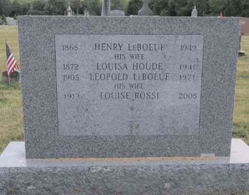 Grave<br />Saint Anne Cemetery  Sturbridge Worcester County Massachusetts, USA