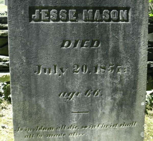 Jesse MASON - Grave