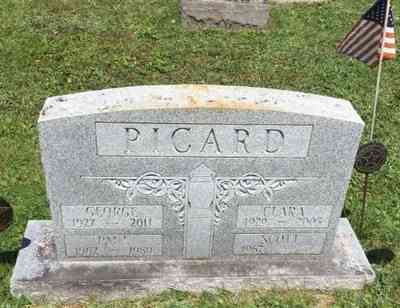 Grave<br />Saint Louis Catholic Cemetery  Fort Kent Aroostook County Maine, USA
