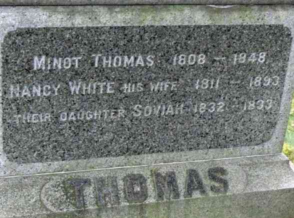 Minot THOMAS - Grave