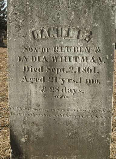 Daniel WHITMAN - Grave
