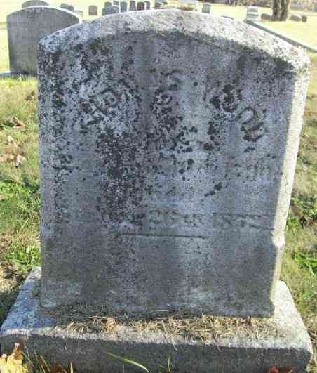 Grave<br />Friends Burying Ground  New Bedford Bristol County Massachusetts, USA