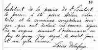 Marie-Madeleine MESNY - 1700 Baptism.   La Nativitie de la B-V-M, La Prairie, Quebec