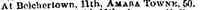 Amasa TOWNE - August 18, 1871 Death