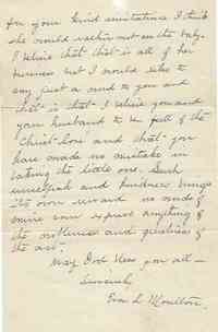 Eva L LUNT - November 20, 1911 Letter from Eva Moulton to Popple family regarding the adoption of her grandson, Gerald Moulton (part 2)
