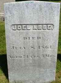 Joel ABBE - Grave