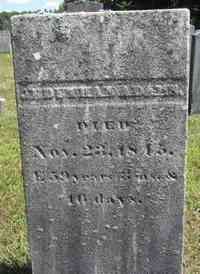 Jeduthan ADAMS - Grave