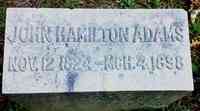 John Hamilton ADAMS - Grave