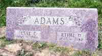 Jesse Clay ADAMS - Grave