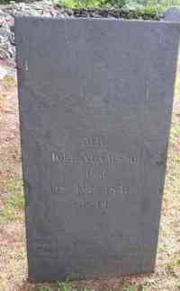 Joel ADAMS - Grave  Inscription: Mr Joel Adams Jr died 18 Feb 1831 AE 42