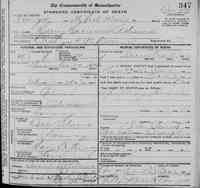 Henry Harrison ADAMS - Death Certificate