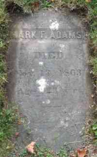 Mark F. ADAMS - Grave