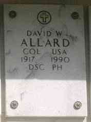 David Walter Henry ALLARD - Grave