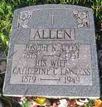 Joseph Napoleon ALLEN - Grave