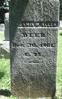 Benjamin Weeks ALLEN - Grave