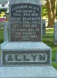 Cynthia ALLYN - Grave