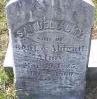 Samuel ALMY - Grave