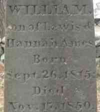 William AMES - Grave