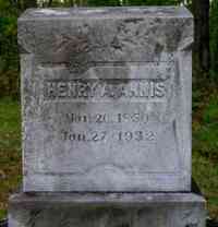 Henry Augustus ANNIS - Grave