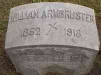 William ARMBRUSTER - Grave