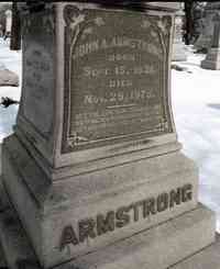 John A. ARMSTRONG - Grave
