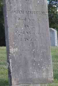 William ARMSTRONG - Grave