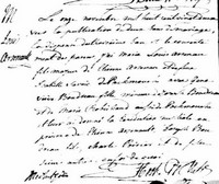 Genevieve BOUDREAU - 1822 marriage