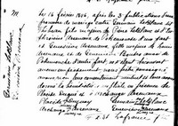 Genevieve ARSENEAU (ARSENAULT) - 1846 marriage