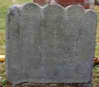 Mary ATHERTON - Grave  Inscription: Here Lyes ye Body of Mary Weeks Wife of Joseph Weeks Aged 56 Years Died Sept Ye 17 1692
