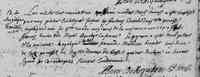 Marie-Angélique AUTIN - 1691 Baptism Notre Dame de Liesse, Riviere Ouelle, Quebec
