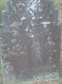 Andrew BACKUS - Grave REVOLUTIONARY WAR MAJ ANDREW BACKUS 21ST REGT DIED NOV.20,1796 AE 67