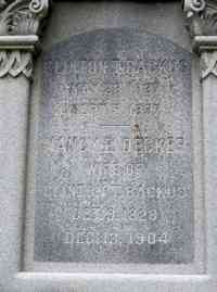 Clinton Theron BACKUS - Grave