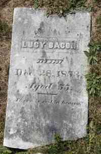 Lucy BACON - Grave