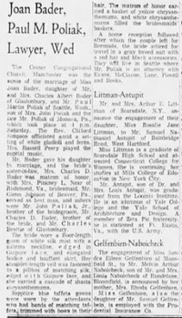 Paul Martin POLIAK - Wedding announcement
